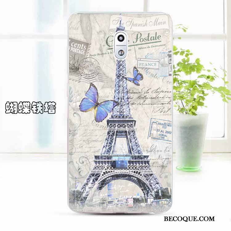 Nokia 3 Coque Personnalisé Bleu Clair Protection Tendance Étui Silicone