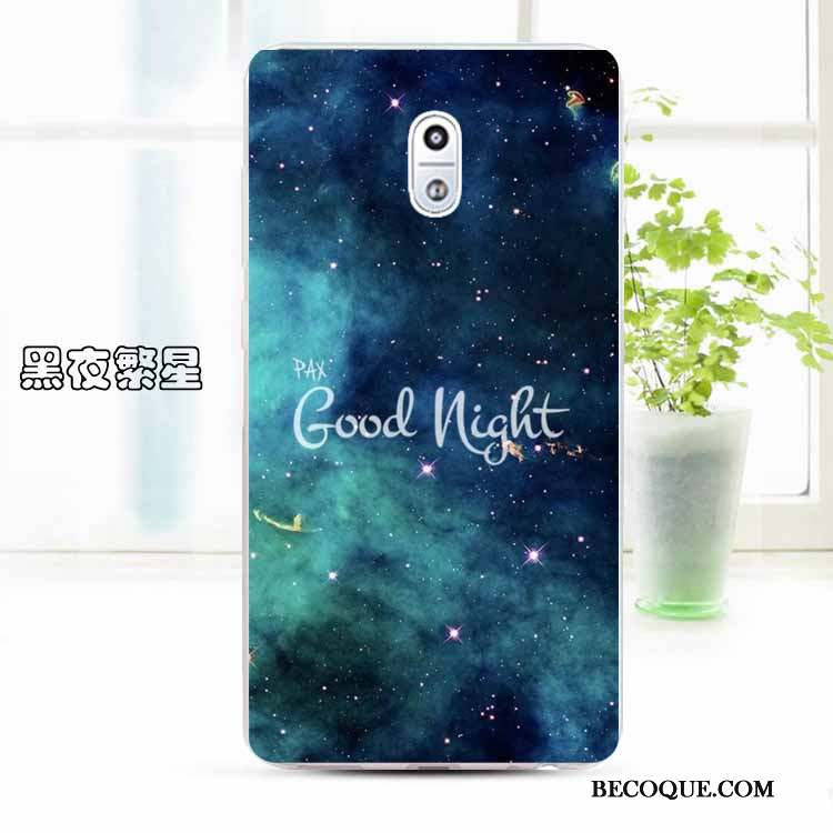 Nokia 3 Coque Personnalisé Bleu Clair Protection Tendance Étui Silicone