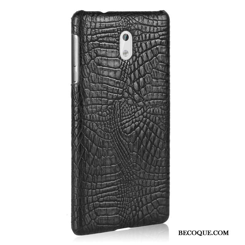 Nokia 3 Coque Rouge Protection Étui Incassable Créatif Crocodile Modèle