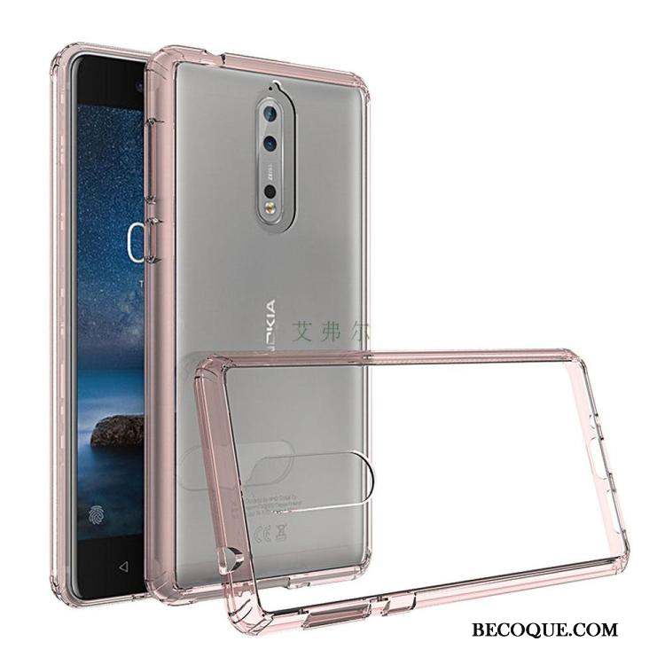 Nokia 3 Incassable Noir Coque De Téléphone Étui Fluide Doux Transparent