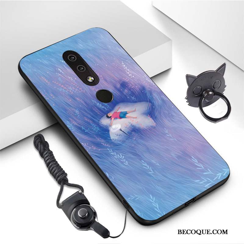 Nokia 4.2 Coque De Téléphone Tout Compris Silicone Rose Incassable Vent