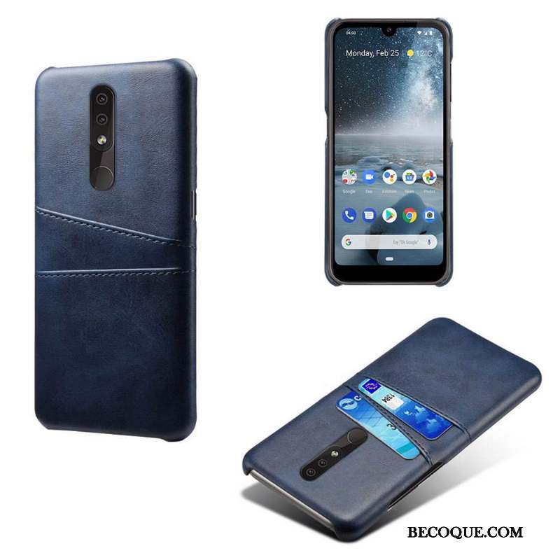 Nokia 4.2 Coque De Téléphone Étui Étui En Cuir Protection Jaune Carte