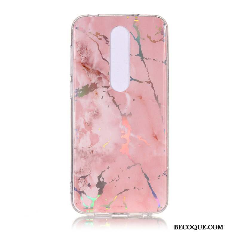 Nokia 5.1 Plus Coque De Téléphone Téléphone Portable Grand Fluide Doux Noir Étui