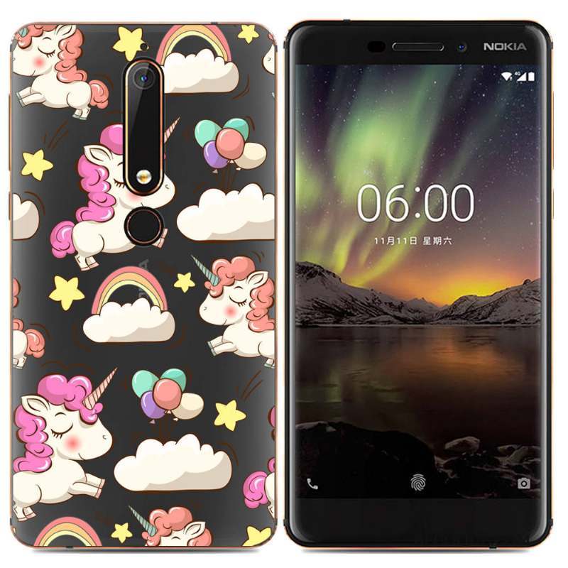 Nokia 5.1 Plus Protection Créatif Coque De Téléphone Étui Simple Multicolore