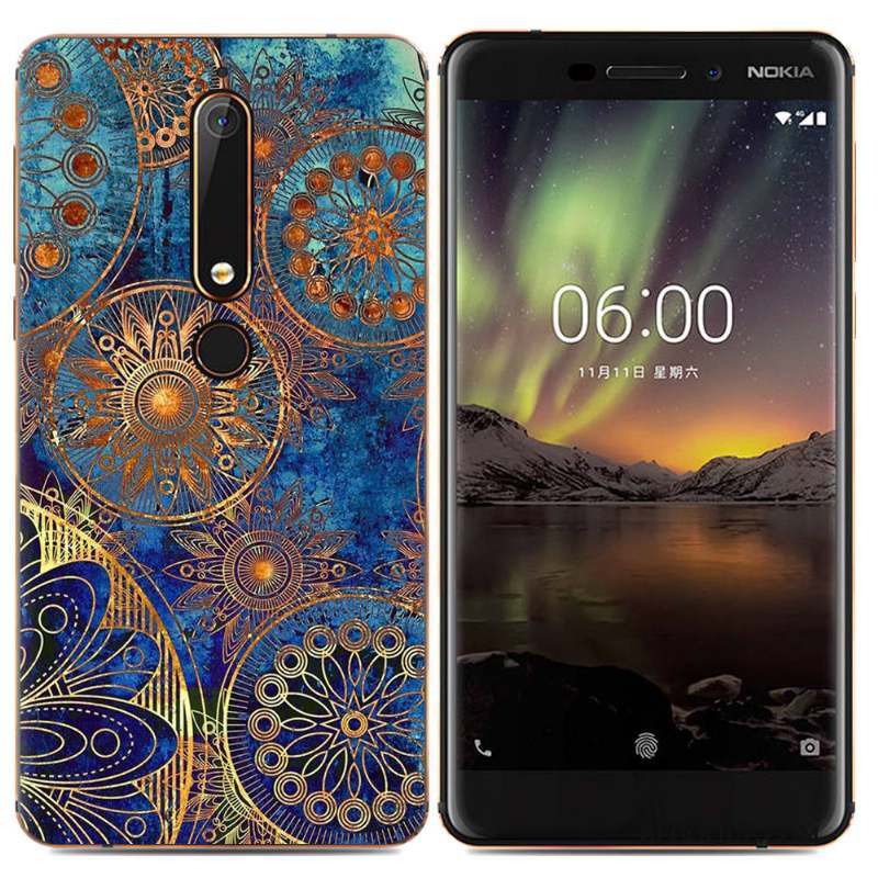 Nokia 5.1 Plus Protection Créatif Coque De Téléphone Étui Simple Multicolore