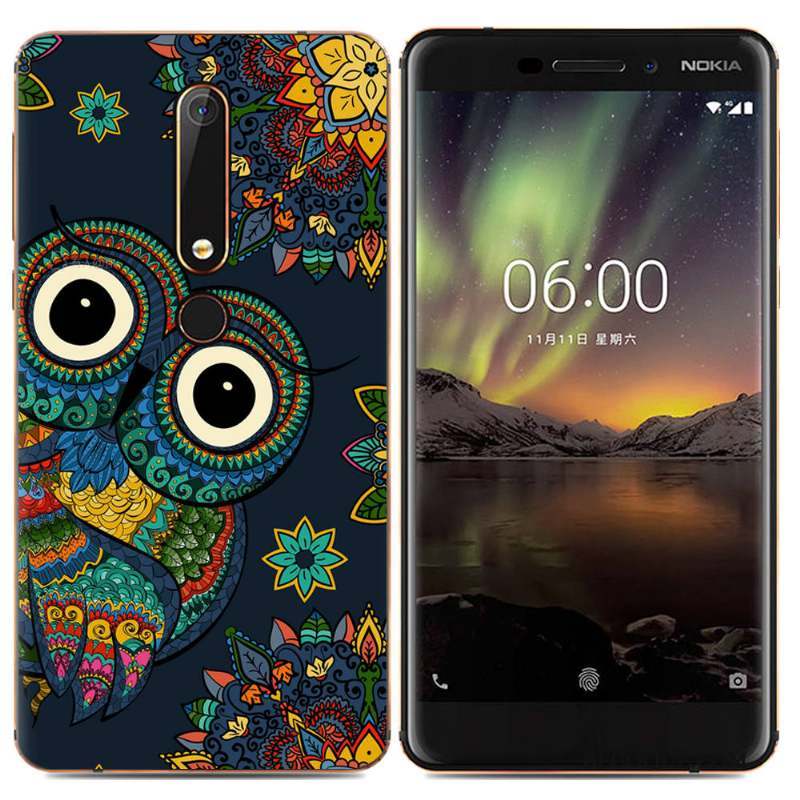 Nokia 5.1 Plus Protection Créatif Coque De Téléphone Étui Simple Multicolore