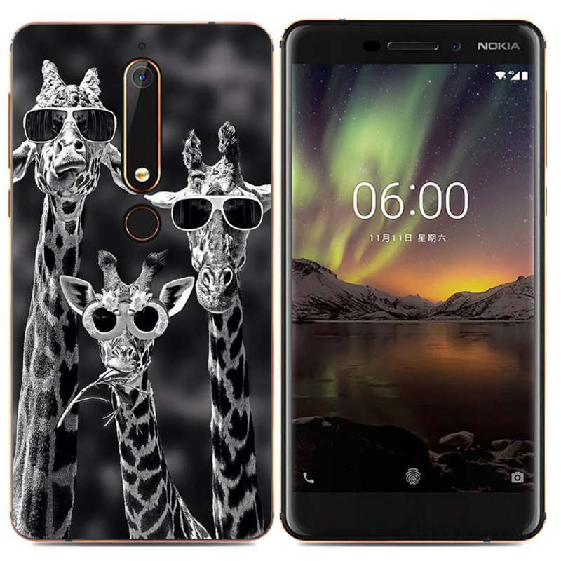 Nokia 5.1 Plus Protection Créatif Coque De Téléphone Étui Simple Multicolore