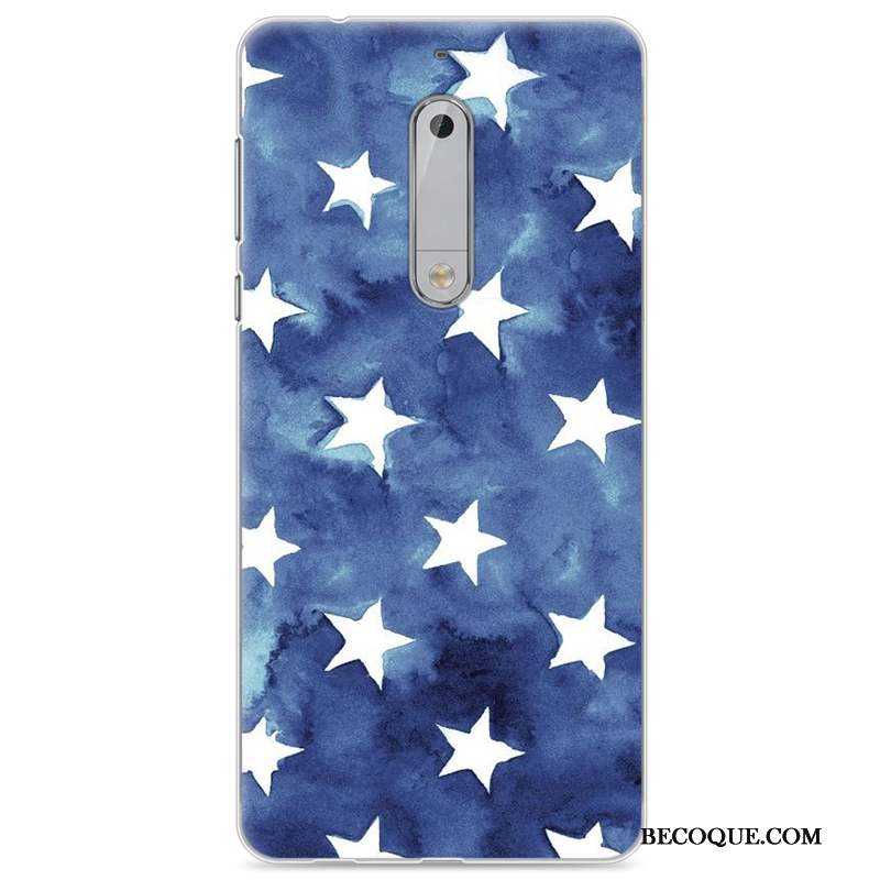 Nokia 5 Coque De Téléphone Protection Étui En Silicone Créatif Bleu