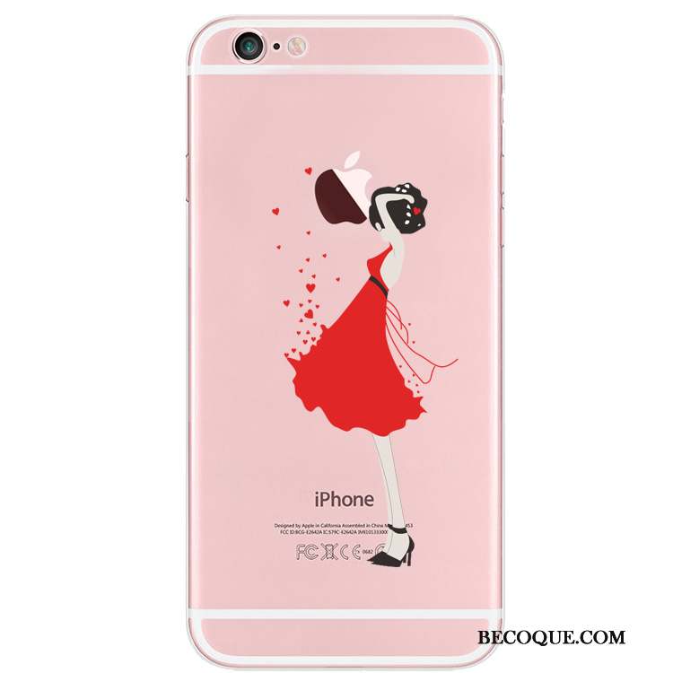 Nokia 5 Coque Simple Transparent Rouge Sakura Mince Évasé