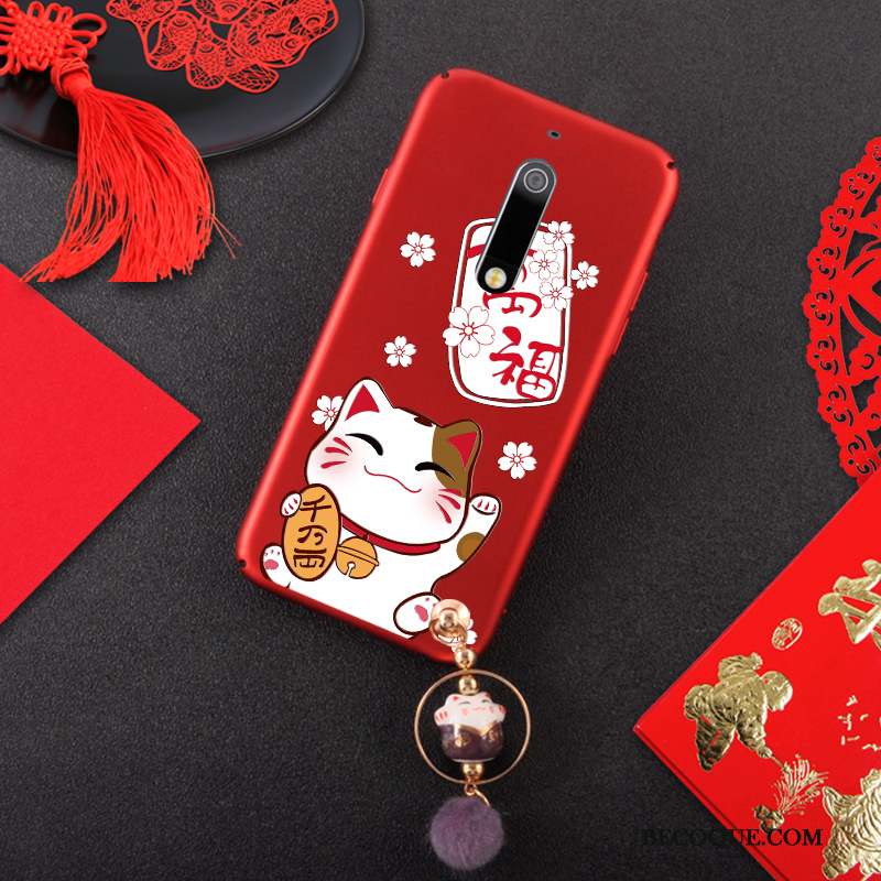 Nokia 5 Coque Étui Richesse Difficile Chat Chiens Tout Compris