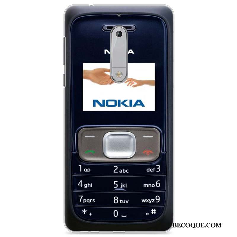 Nokia 5 Peinture Protection Silicone Coque Créatif Fluide Doux