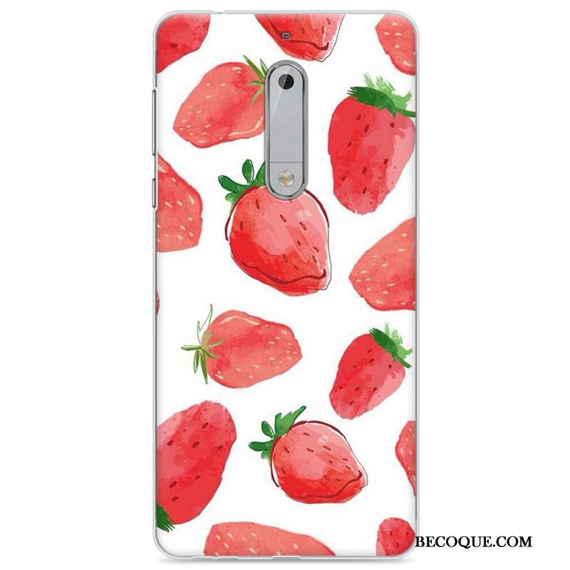 Nokia 5 Peinture Protection Silicone Coque Créatif Fluide Doux