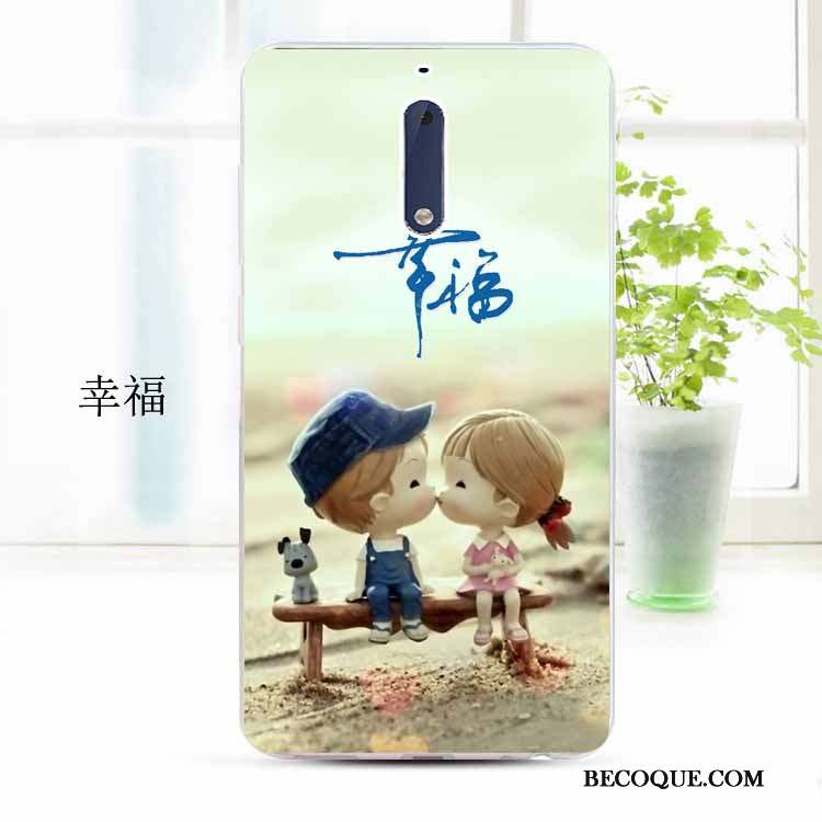 Nokia 5 Personnalisé Coque Dessin Animé Téléphone Portable Silicone Protection