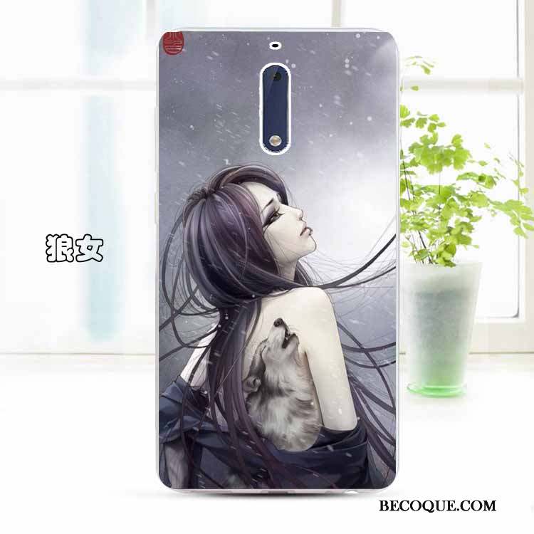 Nokia 5 Personnalisé Coque Dessin Animé Téléphone Portable Silicone Protection