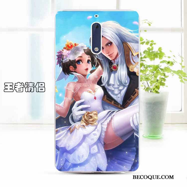 Nokia 5 Personnalisé Coque Dessin Animé Téléphone Portable Silicone Protection