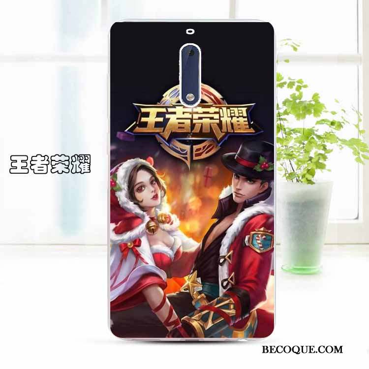 Nokia 5 Personnalisé Coque Dessin Animé Téléphone Portable Silicone Protection