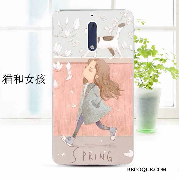 Nokia 5 Personnalisé Coque Dessin Animé Téléphone Portable Silicone Protection