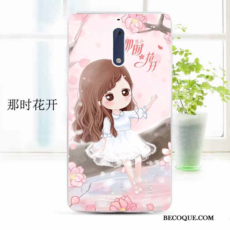 Nokia 5 Personnalisé Coque Dessin Animé Téléphone Portable Silicone Protection