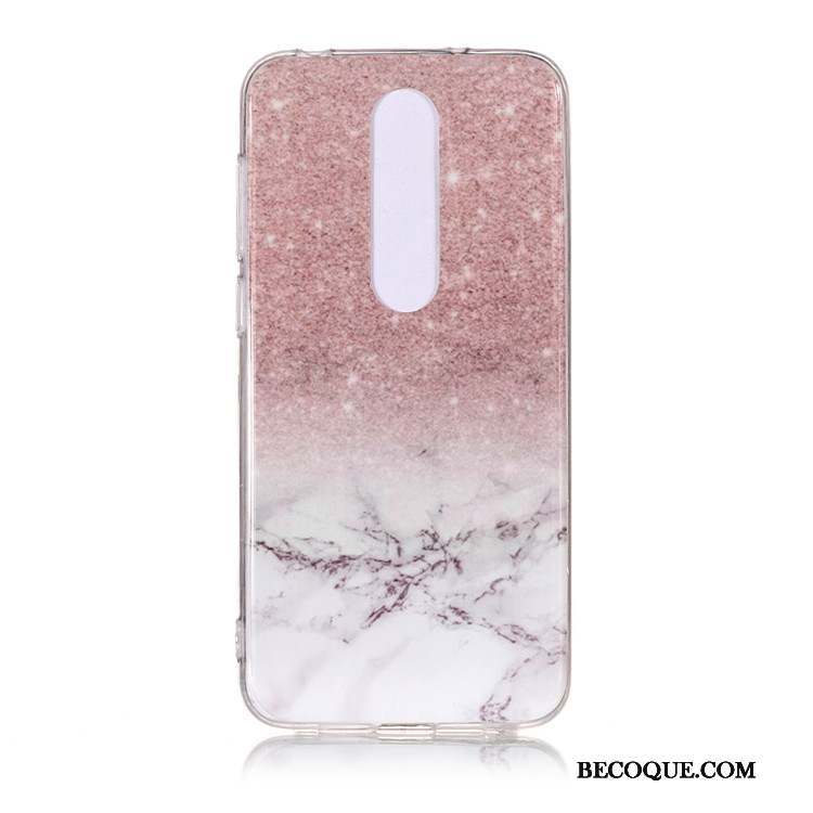 Nokia 6.1 Étui Téléphone Portable Vent Coque De Téléphone Violet Simple