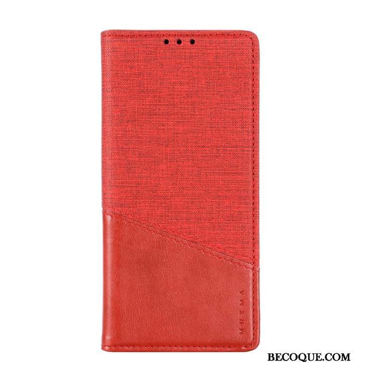 Nokia 6.2 Carte Magnétisme Coque De Téléphone Étui En Cuir Toile Clamshell