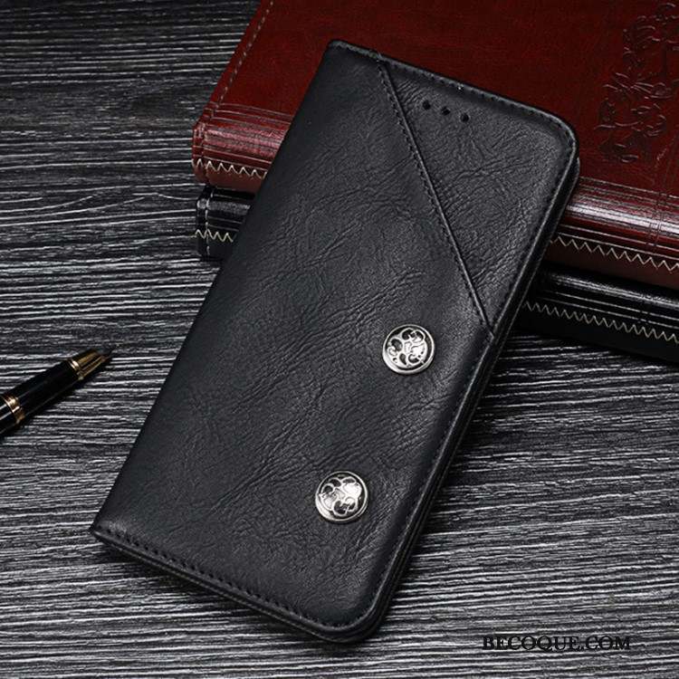 Nokia 6.2 Coque Magnétisme Vintage Étui En Cuir Support Protection Housse