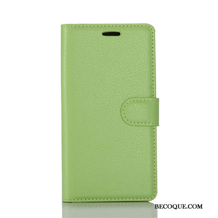 Nokia 6 Carte Portefeuille Étui En Cuir Coque De Téléphone Vert