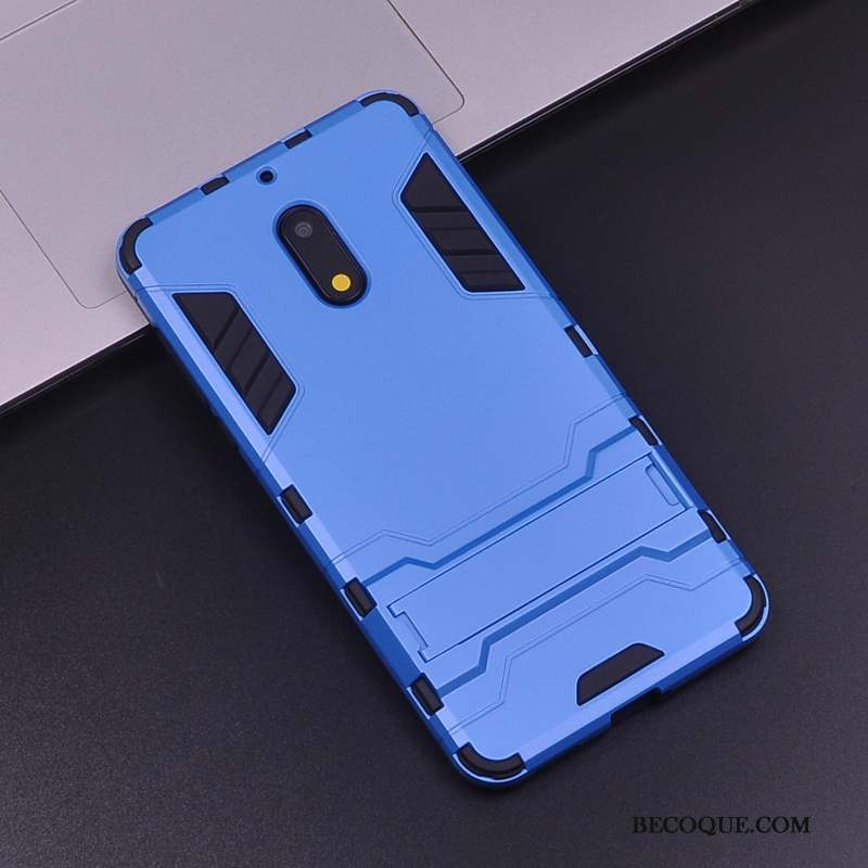 Nokia 6 Coque Fluide Doux Difficile Anneau Personnalité Tout Compris Étui