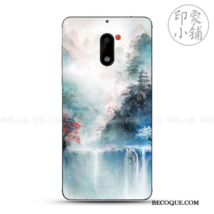 Nokia 6 Coque Incassable Très Mince Frais Fluide Doux Tout Compris Protection