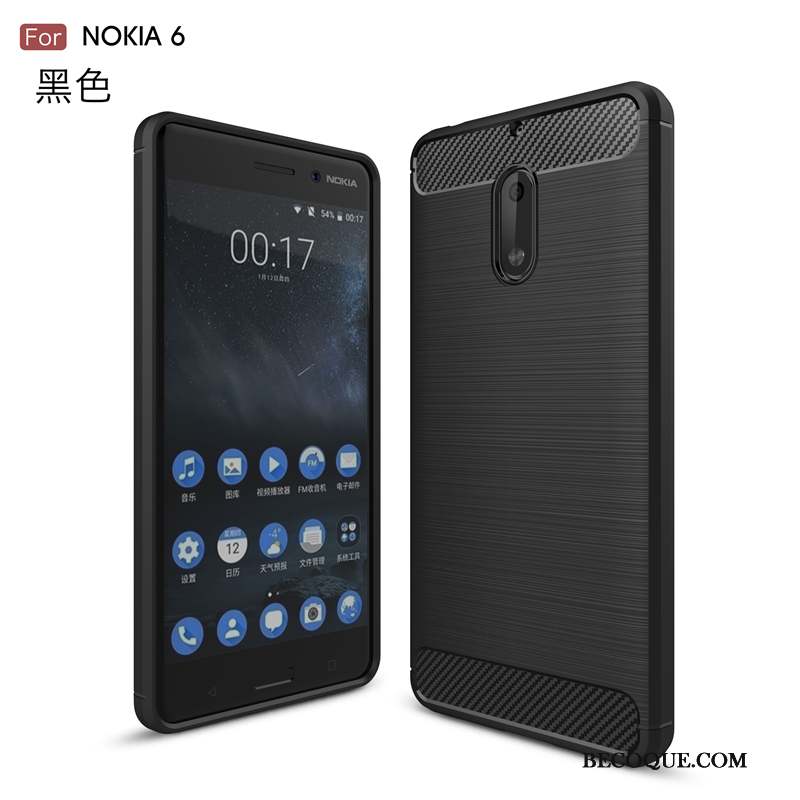 Nokia 6 Coque Étui Incassable De Téléphone Protection Fluide Doux