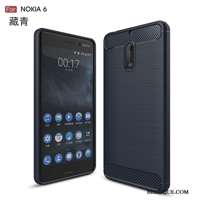 Nokia 6 Coque Étui Incassable De Téléphone Protection Fluide Doux