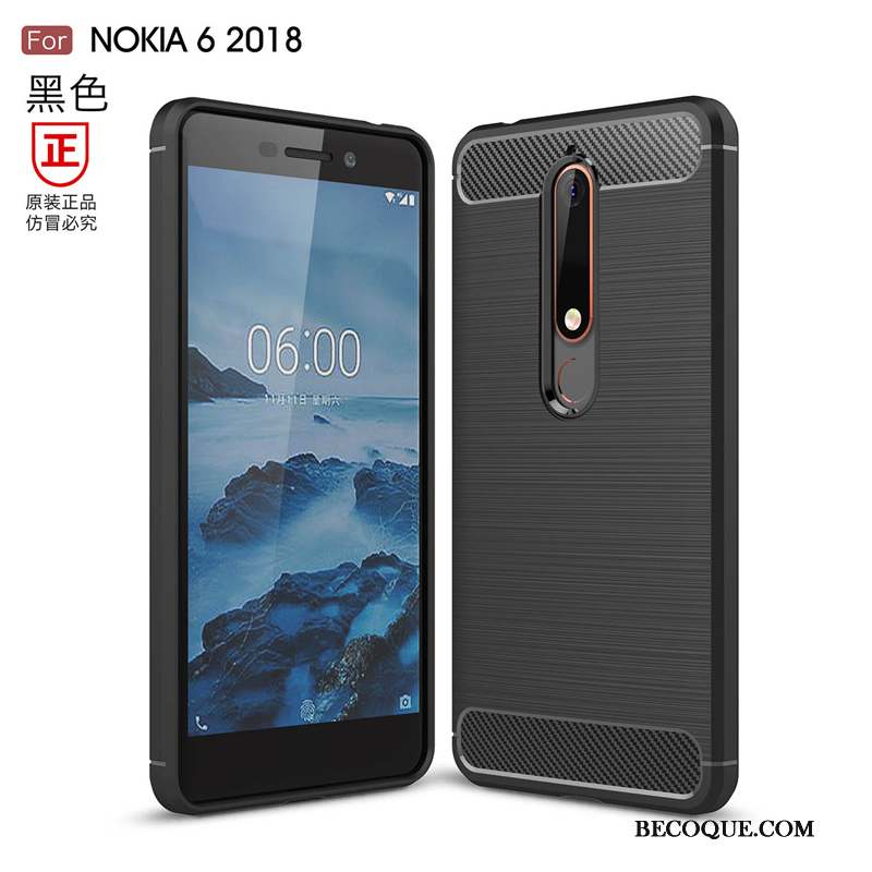 Nokia 6 Coque Étui Incassable De Téléphone Protection Fluide Doux