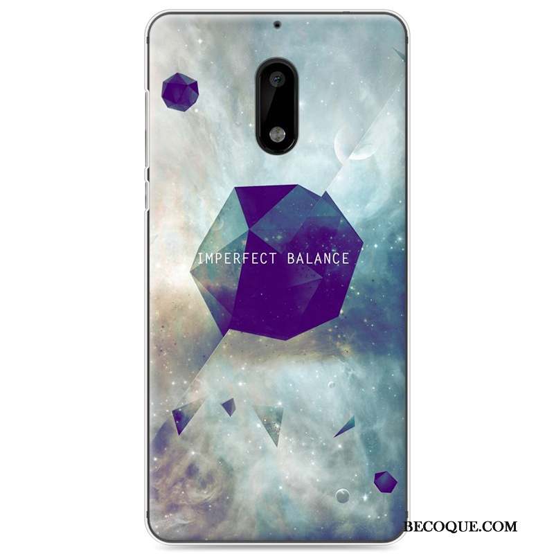 Nokia 6 Fluide Doux Charmant Personnalité Peinture Coque Tout Compris