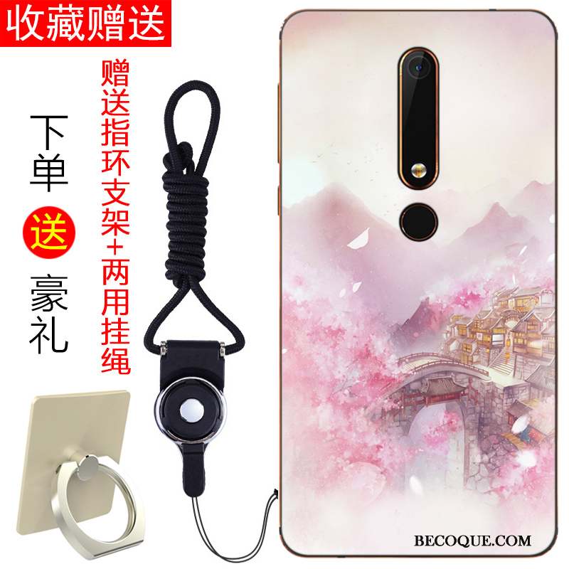 Nokia 6 Fluide Doux Nouveau Incassable Silicone Frais Coque De Téléphone