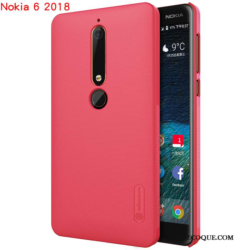Nokia 6 Noir Difficile Téléphone Portable Coque De Téléphone Protection Étui