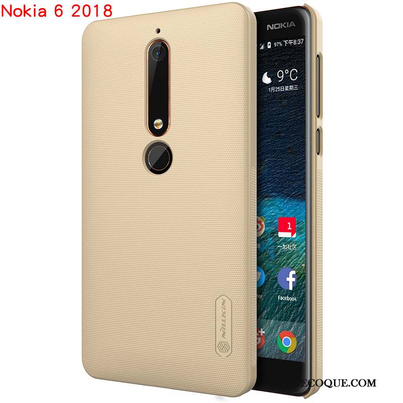 Nokia 6 Noir Difficile Téléphone Portable Coque De Téléphone Protection Étui