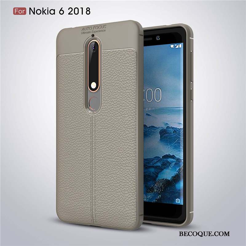 Nokia 6 Tout Compris Téléphone Portable Incassable Coque Fluide Doux Silicone