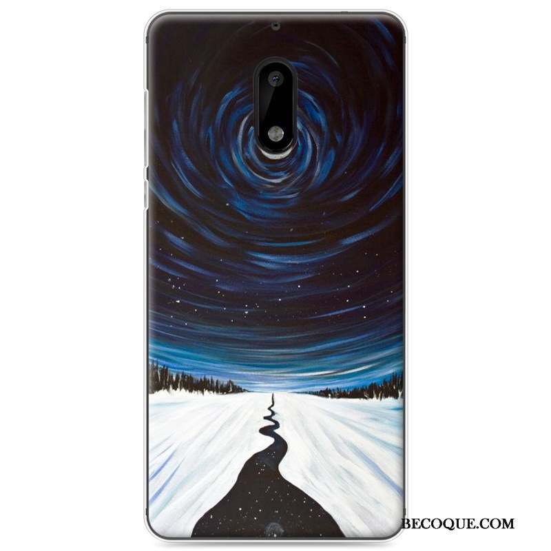 Nokia 6 Étui Protection Silicone Coque Tendance Peinture