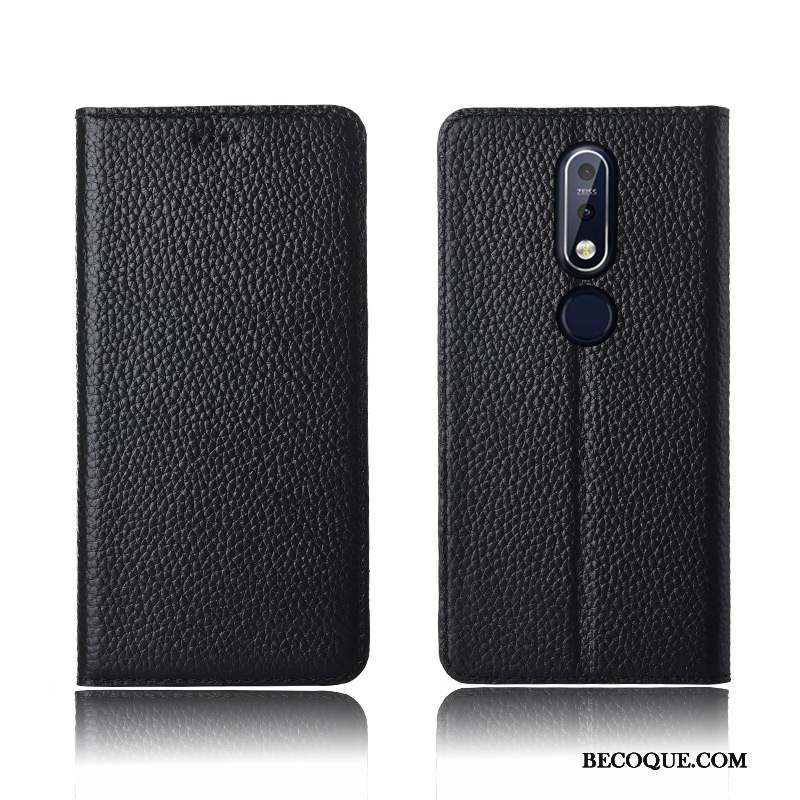 Nokia 7.1 Coque Fluide Doux Téléphone Portable Étui Silicone Incassable