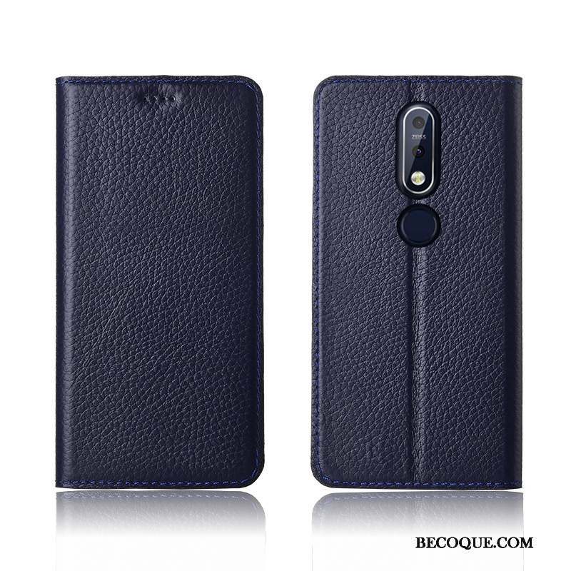 Nokia 7.1 Coque Fluide Doux Téléphone Portable Étui Silicone Incassable