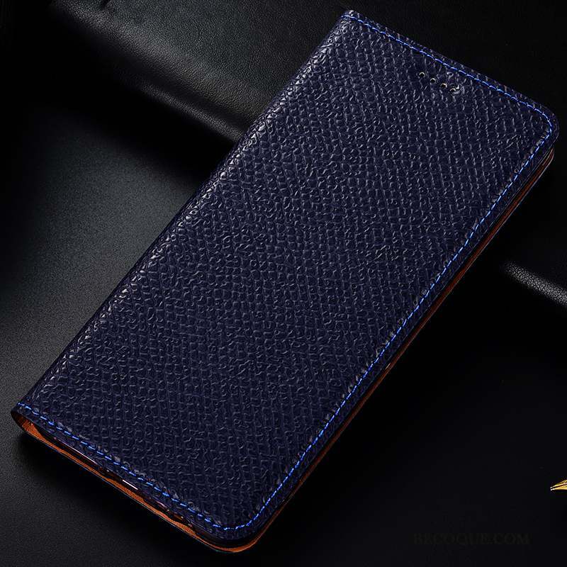 Nokia 7.1 Coque Tout Compris Protection Étui Cuir Véritable Incassable Mesh