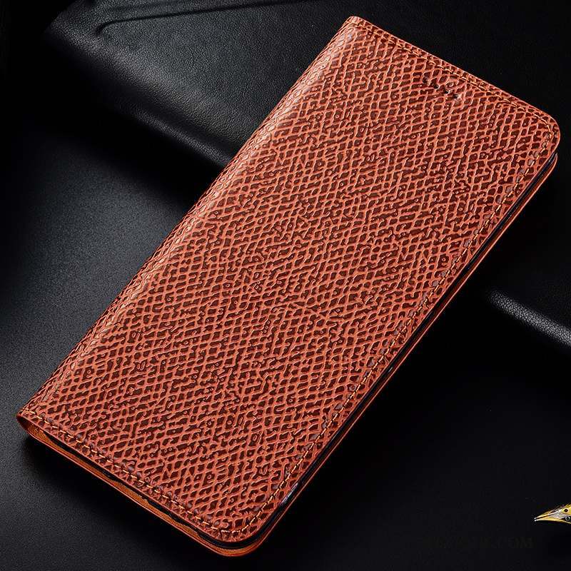 Nokia 7.1 Coque Tout Compris Protection Étui Cuir Véritable Incassable Mesh