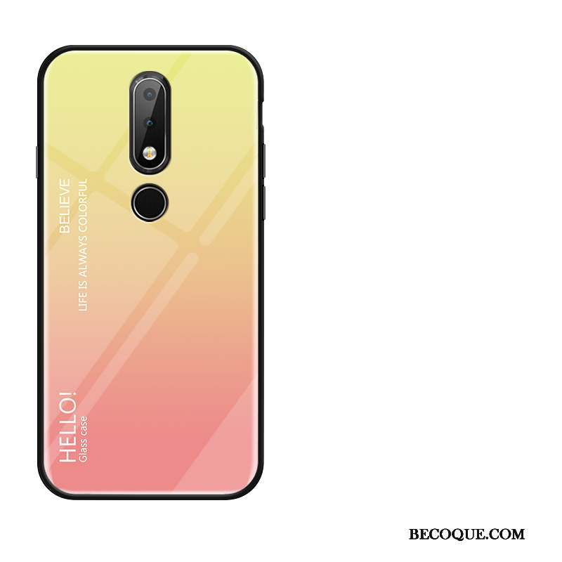 Nokia 7.1 Dégradé Coque De Téléphone Étui Tendance Créatif Amoureux