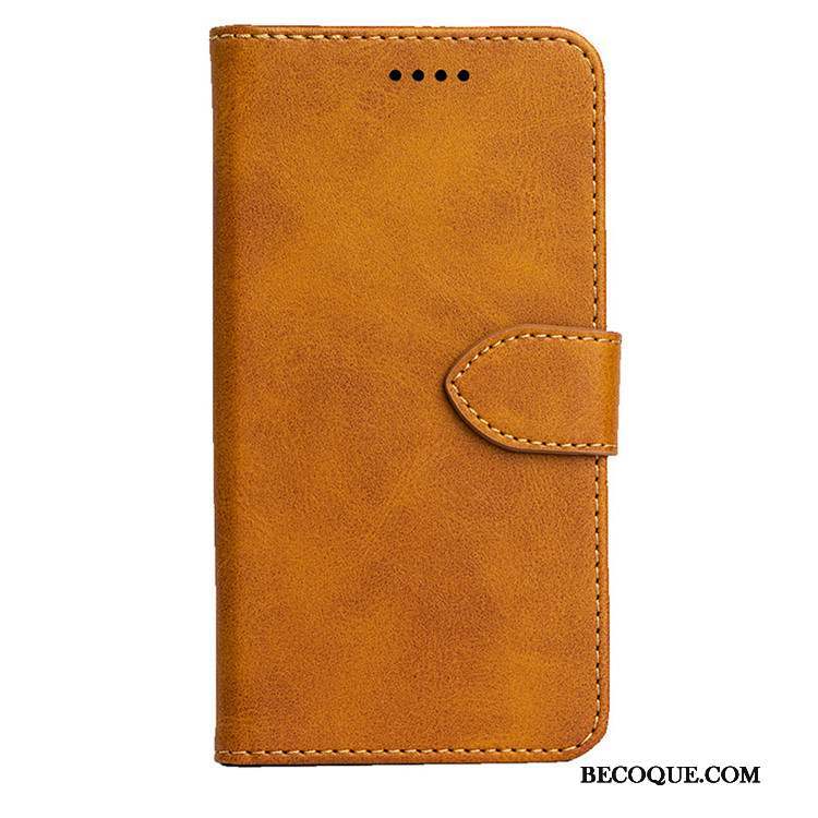 Nokia 7.2 Coque Couleur Unie Business Carte Modèle Fleurie Étui En Cuir Petit