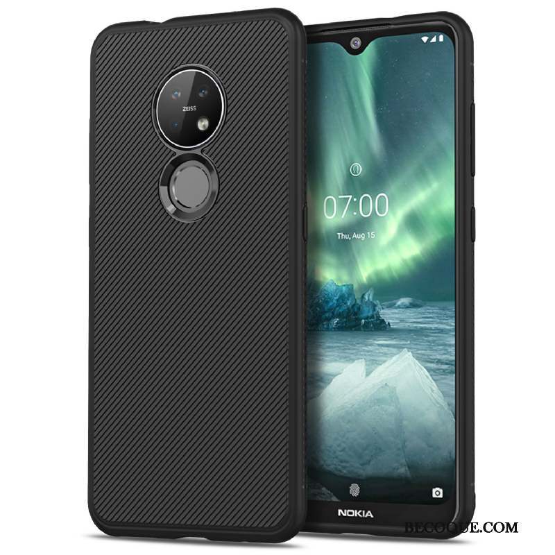 Nokia 7.2 Coque Tout Compris Étui Le Jazz Protection Fluide Doux Bleu