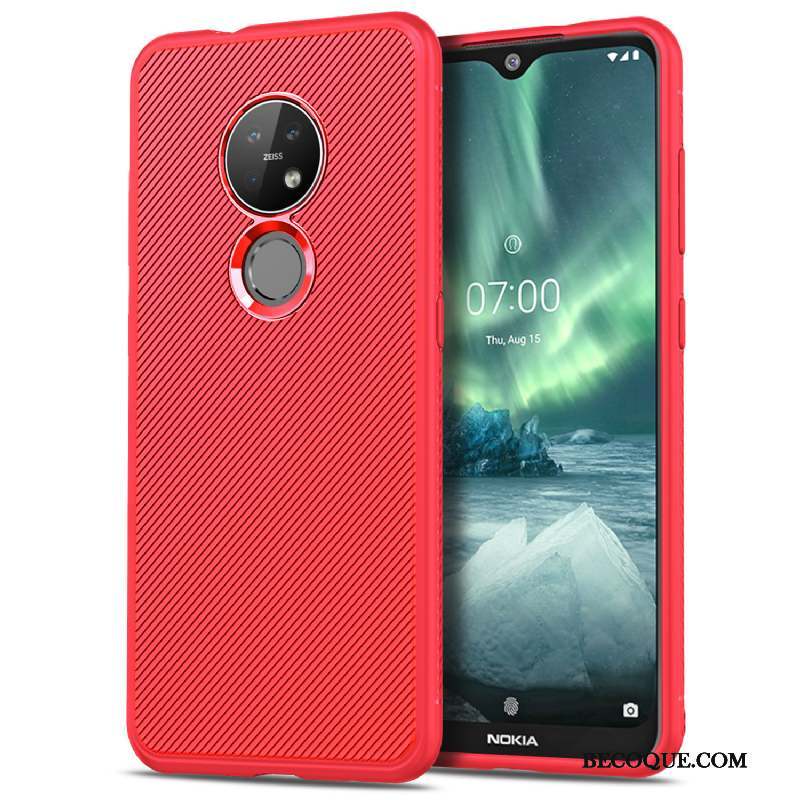 Nokia 7.2 Coque Tout Compris Étui Le Jazz Protection Fluide Doux Bleu