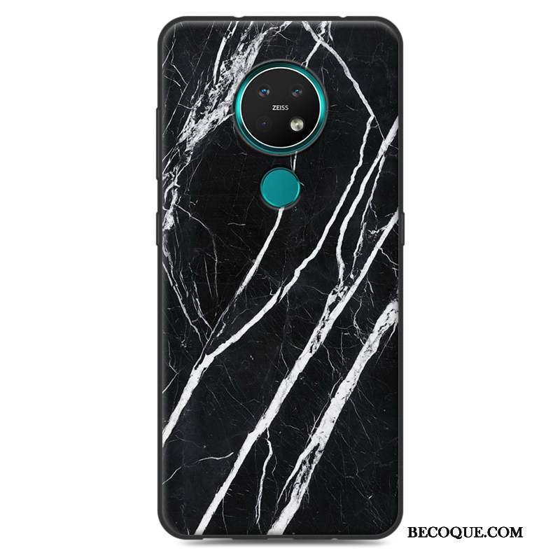 Nokia 7.2 Personnalité Coque De Téléphone Peinture Protection Modèle Fleurie Étui