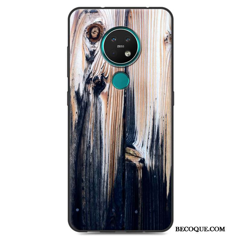 Nokia 7.2 Personnalité Coque De Téléphone Peinture Protection Modèle Fleurie Étui