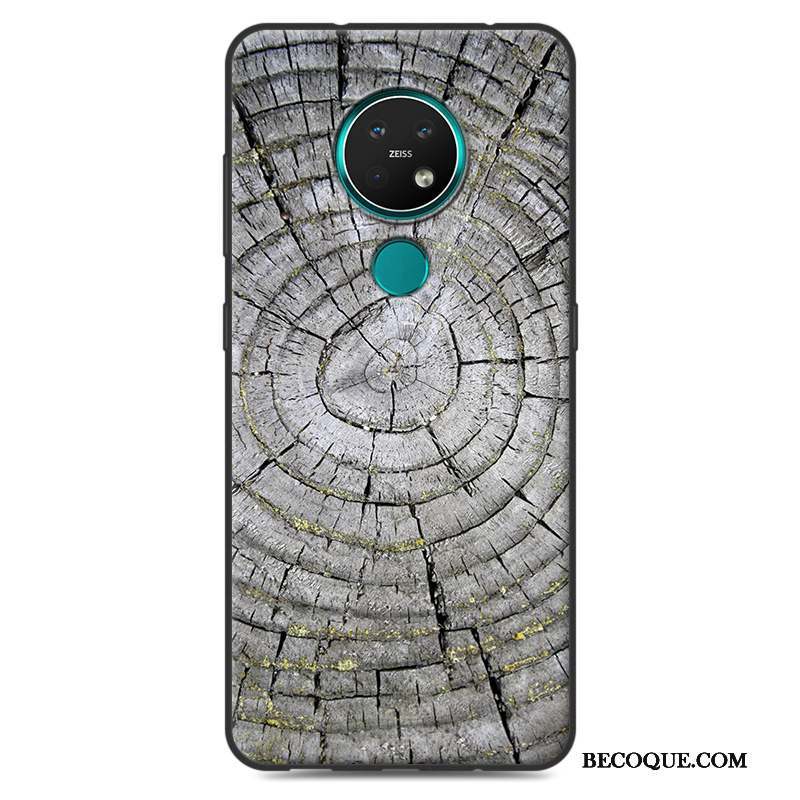 Nokia 7.2 Personnalité Coque De Téléphone Peinture Protection Modèle Fleurie Étui