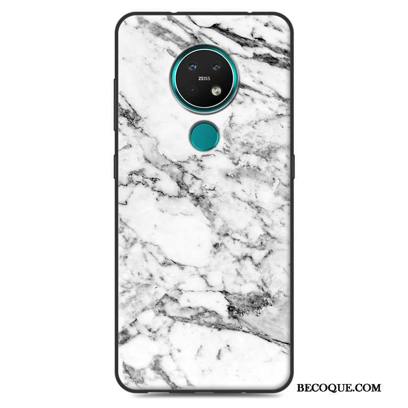 Nokia 7.2 Personnalité Coque De Téléphone Peinture Protection Modèle Fleurie Étui