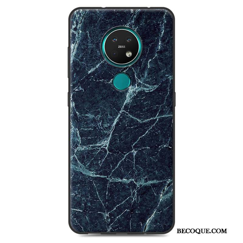 Nokia 7.2 Personnalité Coque De Téléphone Peinture Protection Modèle Fleurie Étui